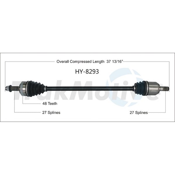 Surtrack Axle Cv Axle Shaft, Hy-8293 HY-8293 - main